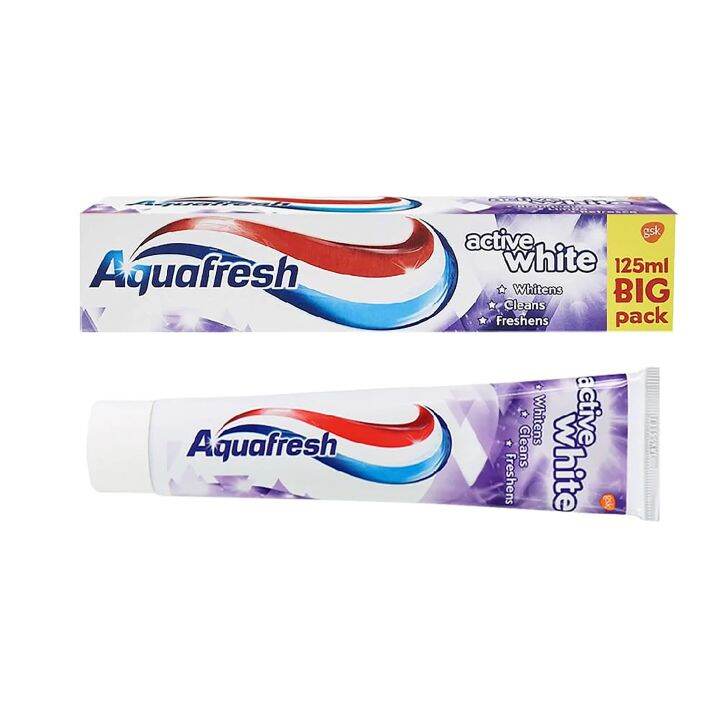 Aquafresh Pasta Dinti Albire Activa 125 Ml
