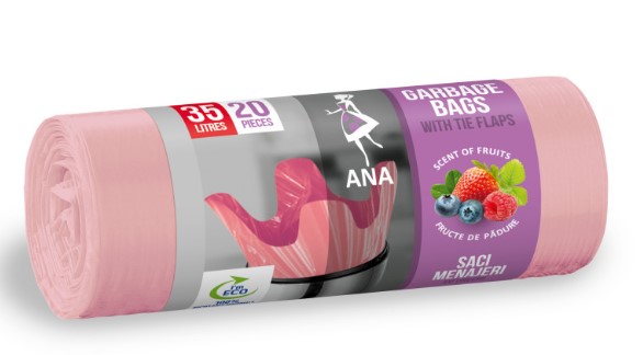 Az Saci Menaj Hd-Ld Cu Urechi Parf. Roz 35l 20/Set 7636v1